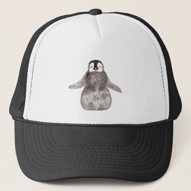 Niedlicher Pinguin  Truckerkappe (Vorderseite)