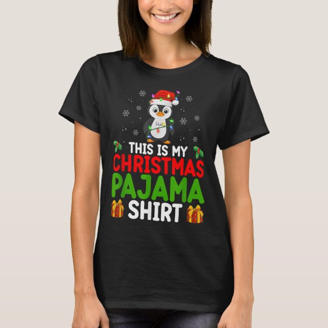 Niedlicher Pinguin Weihnachten Weihnachten Das ist T-Shirt (Vorderseite)