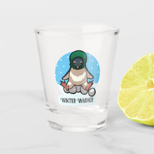 Niedlicher Pinguin Winterwärmer Funny Balaclava Ca Schnapsglas