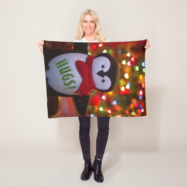 Niedlicher Pinguinwurzel Fleecedecke (Beispiel)