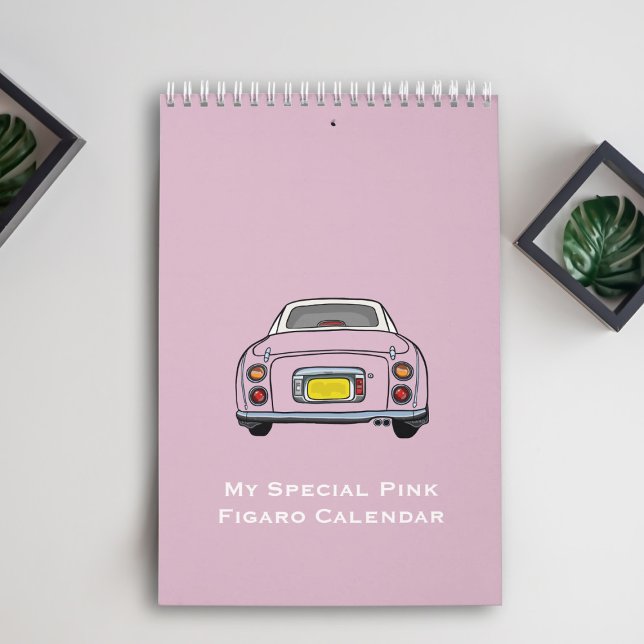 Niedlicher Pink Figaro Garage Kalender (A calendar for all your pink figaro meetings)