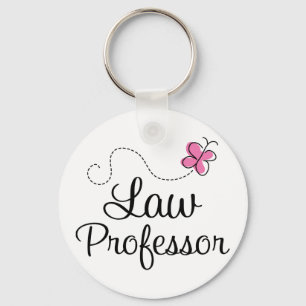 Niedlicher Pink-Professor Schlüsselanhänger