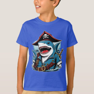 Niedlicher Piratenhai-T - Shirt