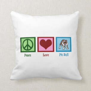 Niedlicher Pit Bull Kissen