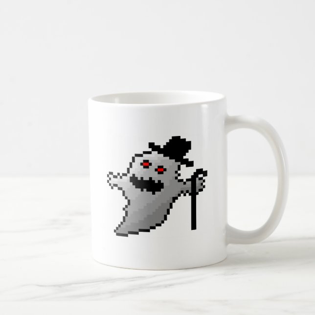 Niedlicher Pixelgeist Tasse (Rechts)