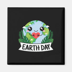 Niedlicher Planet Erde Natur Lover Kawaii Magnet