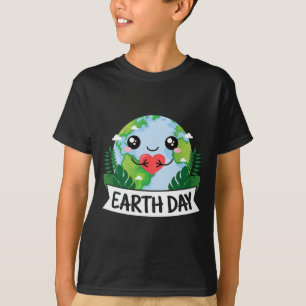 Niedlicher Planet Erde Natur Lover Kawaii T-Shirt