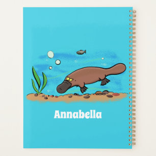 Niedlicher Platypus-Cartoon Planer