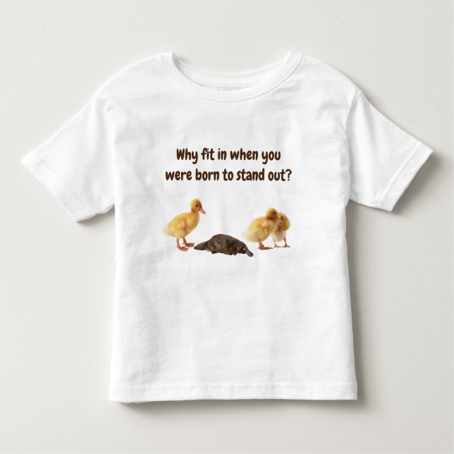 Niedlicher Platypus-T - Shirt für Kleinkinder (Vorderseite)
