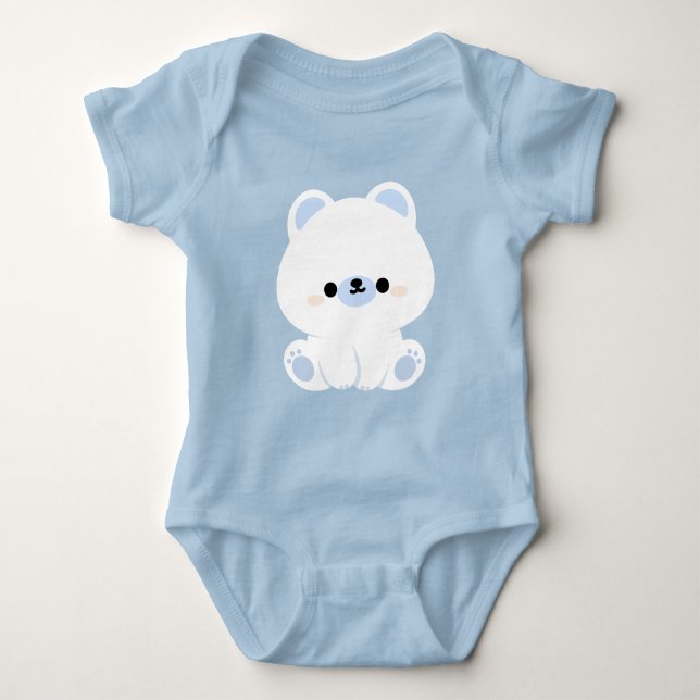 Niedlicher Polar Baby Strampler (Vorderseite)