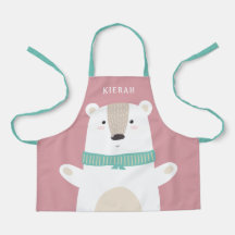 Niedlicher Polar Bär Moderne Kinder blasen