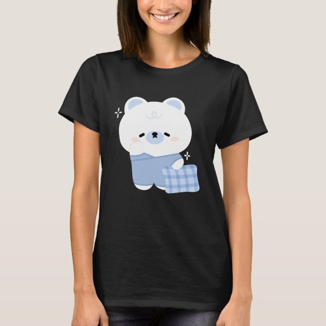 Niedlicher Polar-Bär T-Shirt (Vorderseite)