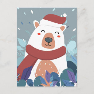 Niedlicher Polar Bear Postcard Postkarte
