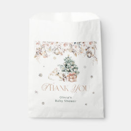 Niedlicher Polar Bear Winter Baby Dusche Beutel Geschenktütchen