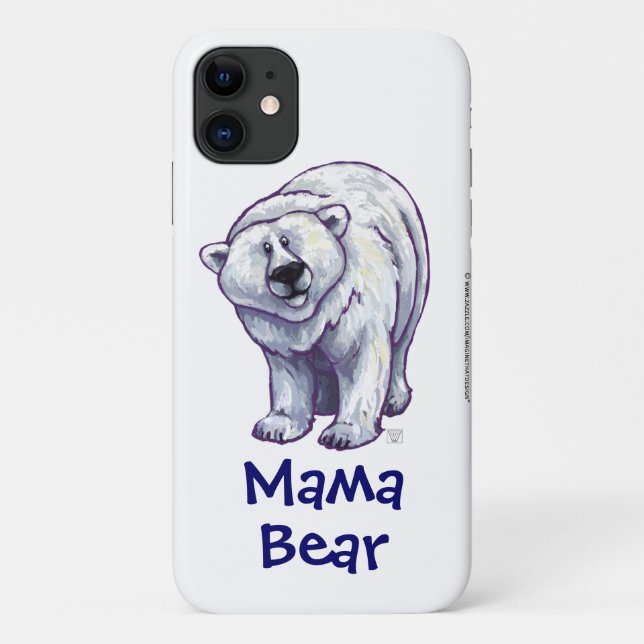 Niedlicher Polarbär für Mama Case-Mate iPhone Case (Rückseite)