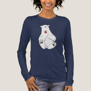 Niedlicher Polarbär mit Geschenk Tri-Blend Shirt