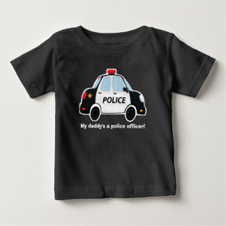 Niedlicher Polizeiwagen T - Shirt - Baby - Kleinki