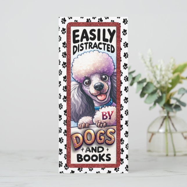 Niedlicher Poodle Hund (Stehend Vorderseite)