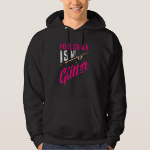 Niedlicher Pool Chalk ist mein lustiges Billard-Sp Hoodie