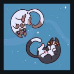 Niedlicher Pop Art Cat Poster<br><div class="desc">Pop Art Cat</div>