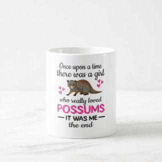 Niedlicher Possum Girl Opossum Lover Possum Whispe Kaffeetasse