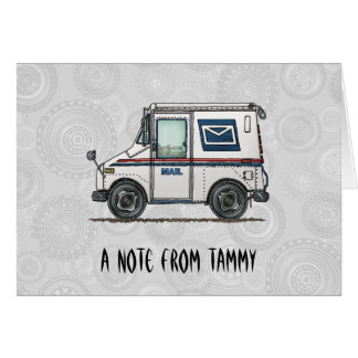 Niedlicher Post-LKW