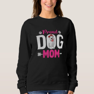 Niedlicher Proud Pitbull Hund Mama Muttertag Sweatshirt