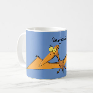 Niedlicher Pterodactylus-Cartoon Kaffeetasse