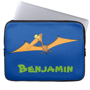 Niedlicher Pterodactylus-Cartoon Laptopschutzhülle