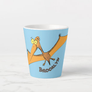 Niedlicher Pterodactylus-Cartoon Milchtasse