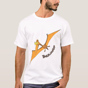 Niedlicher Pterodactylus-Cartoon T-Shirt