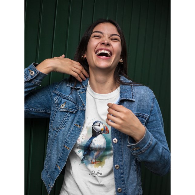 Niedlicher Puffsack in blauem Wasser T-Shirt (Von Creator hochgeladen)