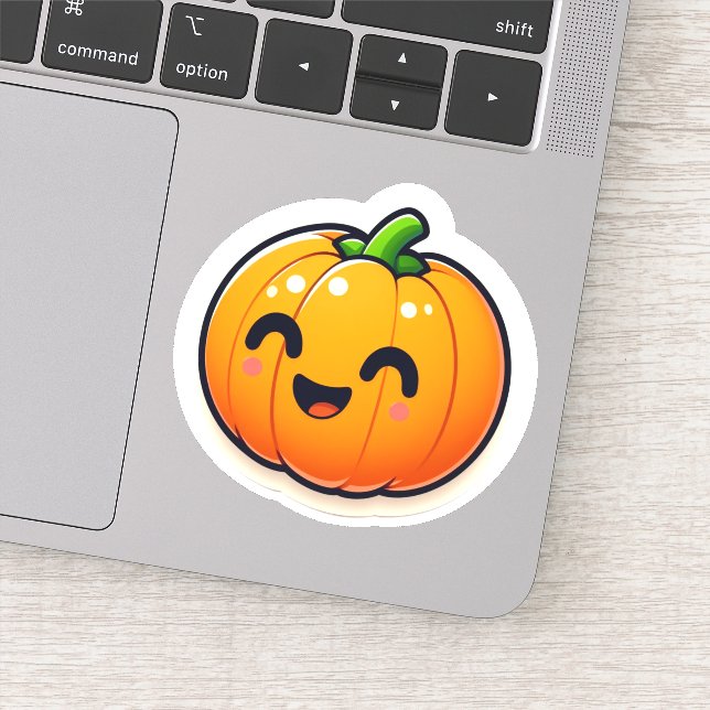 Niedlicher Pumpkettensticker Aufkleber (Detail)