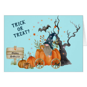 Niedlicher Pumpkin Wagon Halloween Trick oder Trea