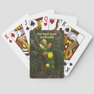 Niedlicher Pun Cactus Nature Fun Playing Cards Spielkarten