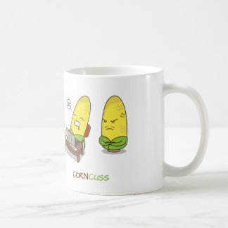 Niedlicher Punny NSFW Cartoon-Mais Concuss Tasse