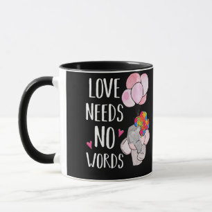 Niedlicher Puzzle Elephant Autism Awareness Day Tasse