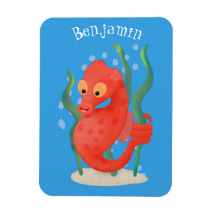 Niedlicher Pygmäen-Seepferd-Cartoon Magnet