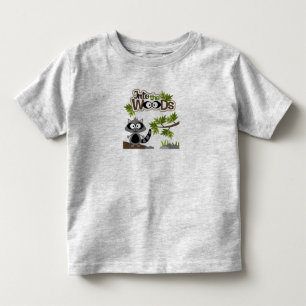 Niedlicher Racoon im T - Shirt Woods Kleinkind