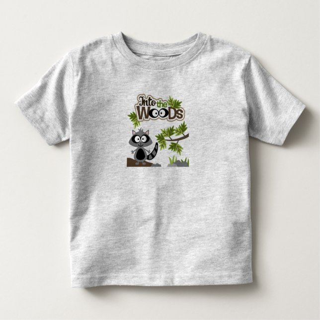 Niedlicher Racoon im T - Shirt Woods Kleinkind (Vorderseite)