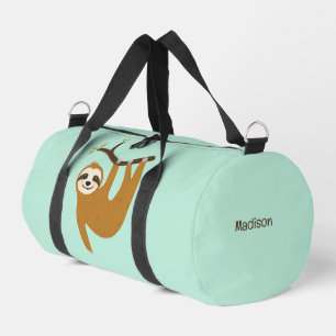 Niedlicher Rand für Text und Farbe Duffle Bag