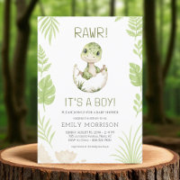 Niedlicher Rawr Es ist eine Boy Dinosaur Baby Boy 