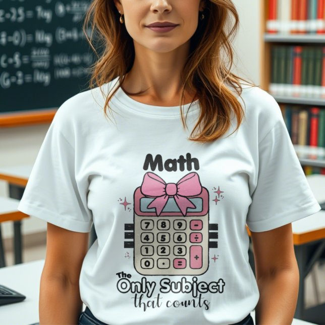 Niedlicher Rechner mit Bugmathematiklehrer Tri-Blend Shirt (Von Creator hochgeladen)
