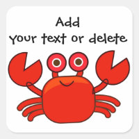 Niedlicher Red Cartoon Craps Design Personalisiert