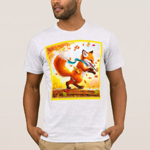 Niedlicher Red Fox in Herbstsaison Malerei. Jetzt  T-Shirt