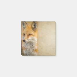 Niedlicher Red Fox Wilderness Nature Fotografy Pos Post-it Klebezettel