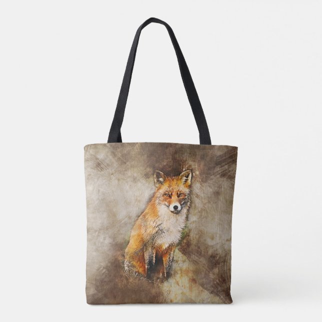 Niedlicher Red Fox Wildlife Art (Rückseite)