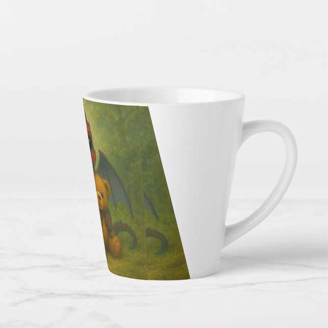 Niedlicher Red Puppy-Mit Augen Baby Dragon mit Ted Milchtasse (Rechts)