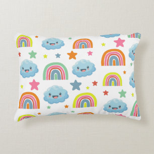 Niedlicher Regenbogen Dekokissen
