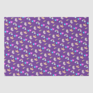 Niedlicher Regenbogen Einhorn Ballonherz Kindergeb Seidenpapier